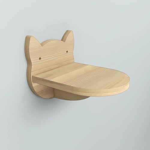 An der Wand Montiertes Katzen Kletterwand Set, DIY-Katze Wandelement und Sitzstangen, zum Schlafen, Spielen und Klettern der Katze(S5) von Pucaru