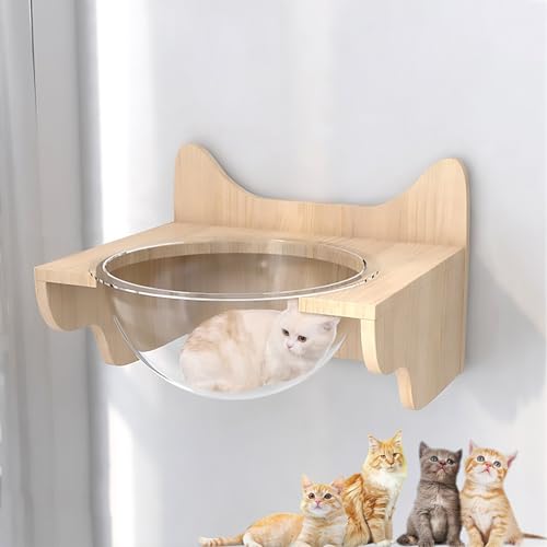 Pucaru Katzen Kletterwand für den Innenbereich, Katze Wandelement, Katzennest, Lufthängebrücke, Sprungplattform, Raumkapsel (Color : S6) von Pucaru