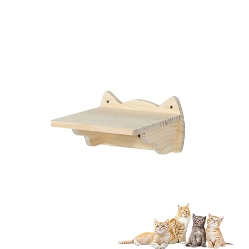 Katzenmöbel zur Wandmontage, Katze Wandelement, Katzensitzstange, Katzenvilla, Raumkapsel, Sprungplattform, DIY-Kombination(S5) von Pucaru
