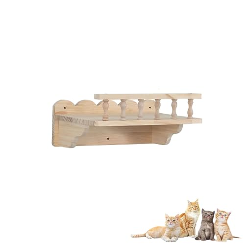 Katzenmöbel zur Wandmontage, Katze Wandelement, Katzensitzstange, Katzenvilla, Raumkapsel, Sprungplattform, DIY-Kombination(S9) von Pucaru