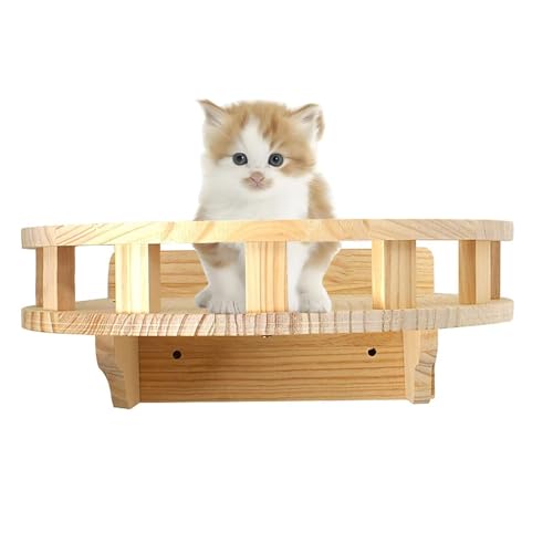 Katzenwandregal, Katzen Kletterwand，Katzenhaus, 1 Packung, Frei Kombinierbar, Und Schlafen Geeignet(40 * 30 * 14cm) von Pucaru
