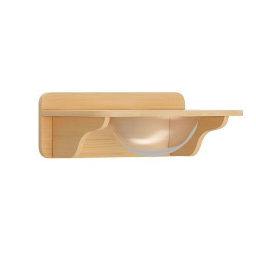 Pucaru 1 Stück Katzenkletterwand, Katzenmöbel, Wandmontiertes Katzenklettergerüst aus Holz, Geeignet for Die Wohnungseinrichtung(55 * 43cm) von Pucaru