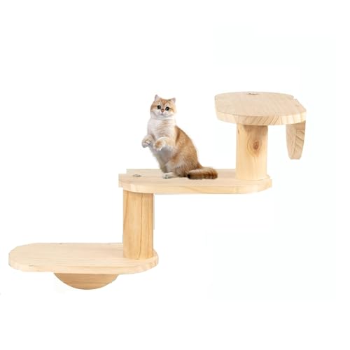 Pucaru 3-lagige Katzenleiter. Katzenwandregale Mit Saugnapf, Geeignet for Hauskatzen for Klettern, for Fensterrahmen, Katzen for Spielen Und Zur Vogelbeobachtung Pucaru 3-lagige Katzenleiter. Katzenwandregale Mit Saugnapf, Geeignet for Hauskatzen for Klettern, for Fensterrahmen, Katzen for Spielen Und Zur Vogelbeobachtung von Pucaru