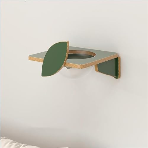 Pucaru Katzenregale for Die Wand, Blumenförmiges Katzenklettergestell, 1 Katzenwandmöbel, Katzentreppe, Lassen Sie Katzen Frei Klettern(40 * 40cm) von Pucaru