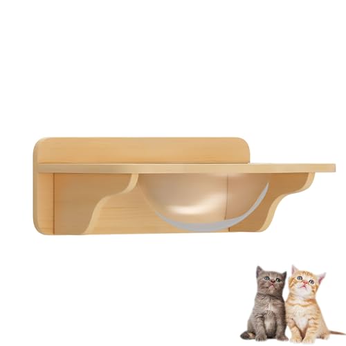 Wandmontiertes DIY-Katze Wandelement, Katzen Wand Klettern, Katzenregale, Katzennest, Sprungplattform, Raumkapsel Wahlfreiheit (Size : S7) von Pucaru