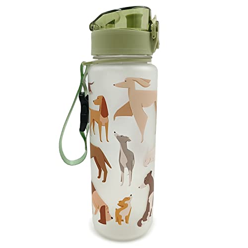 Bruchsichere Trinkflasche mit Öffnung und Trinkflasche, 600 ml, für Hunde - Barks Dog von Puckator