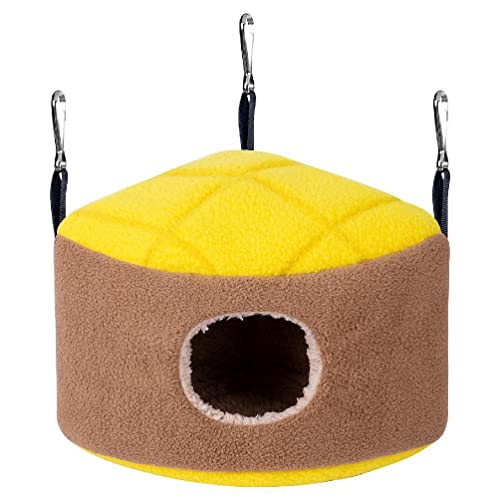 Papageiennest, Plüsch, warm, für kleine Haustiere, Winterbett mit Metall-Haken zum Aufhängen, für Nymphensittiche, Lovebirds Papageien, Kuschelzelte und Hütten Papageiennest, Plüsch, warm, für kleine Haustiere, Winterbett mit Metall-Haken zum Aufhängen, für Nymphensittiche, Lovebirds Papageien, Kuschelzelte und Hütten von Puco