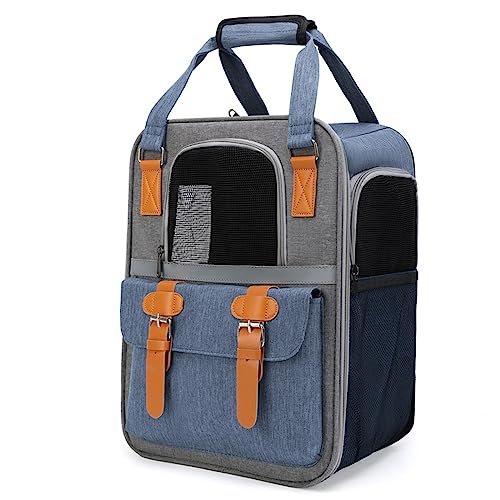 Puco Haustiertrage Rucksack leichte Sling Taschen für Katzen Hunde tragbarer Kleintierkäfig Netztasche Katzen Reisetaschen Haustiertrage Sling Rucksack Rucksacktaschen Puco Haustiertrage Rucksack leichte Sling Taschen für Katzen Hunde tragbarer Kleintierkäfig Netztasche Katzen Reisetaschen Haustiertrage Sling Rucksack Rucksacktaschen von Puco