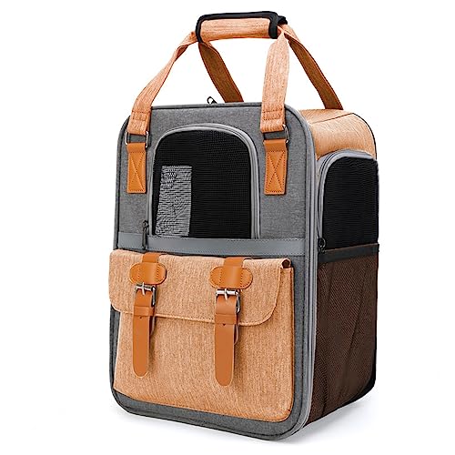 Puco Haustiertrage Rucksack leichte Sling Taschen für Katzen Hunde tragbarer Kleintierkäfig Netztasche Katzen Reisetaschen Haustiertrage Sling Rucksack Rucksacktaschen Puco Haustiertrage Rucksack leichte Sling Taschen für Katzen Hunde tragbarer Kleintierkäfig Netztasche Katzen Reisetaschen Haustiertrage Sling Rucksack Rucksacktaschen von Puco