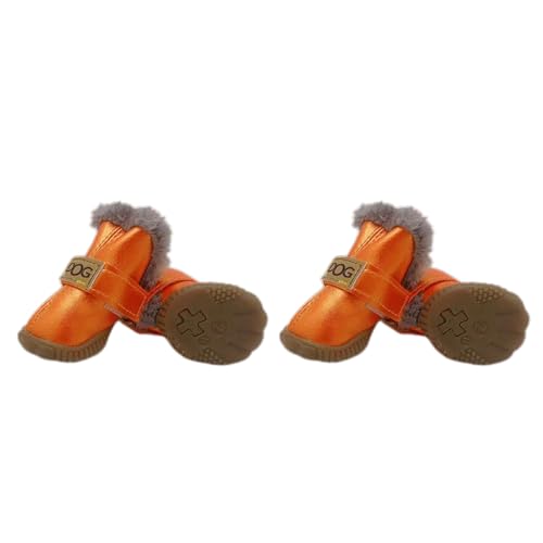 Puco Hunde Schneestiefel Sockenstiefel Regenstiefel rutschfest wasserdicht atmungsaktiv tragbar für kleine mittelgroße und große Hunde Hundeschuhe von Puco