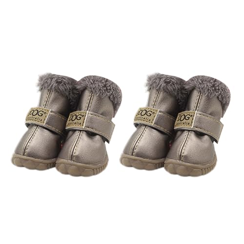 Puco Hunde Schneestiefel Sockenstiefel Regenstiefel rutschfest wasserdicht atmungsaktiv tragbar für kleine mittelgroße und große Hunde Hundeschuhe von Puco