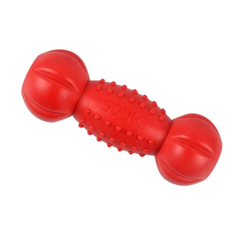 Puco Hundespielzeugball für kleine mittelgroße Hunde, weiches TPR-Spielzeug zum Zahnen, für Aggressive Kauer, Kauspielzeug für den Innenbereich, spielerisches Geschenk, TPR-Hundekauspielzeug-TPR von Puco