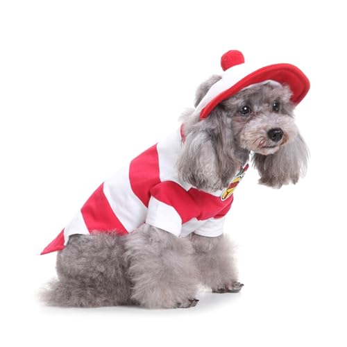Puco Mehrere Arten Weihnachten Halloween Haustier Kostüm mit Hut Set Katze Hunde Pullover Warm halten Overall für Haustier Cosplay Party Haustier Kostüm Puco Mehrere Arten Weihnachten Halloween Haustier Kostüm mit Hut Set Katze Hunde Pullover Warm halten Overall für Haustier Cosplay Party Haustier Kostüm von Puco