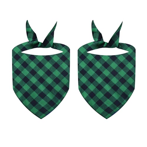 Puco Wendbares Haustier-Bandana, Festival-Kostüm, Hunde, Party, Halstuch, Halsband, Urlaub, Dress Up, Hunde, Kariertes Halstuch, 2 Stück, Haustier-Bandanas, Baumwolle Puco Wendbares Haustier-Bandana, Festival-Kostüm, Hunde, Party, Halstuch, Halsband, Urlaub, Dress Up, Hunde, Kariertes Halstuch, 2 Stück, Haustier-Bandanas, Baumwolle von Puco