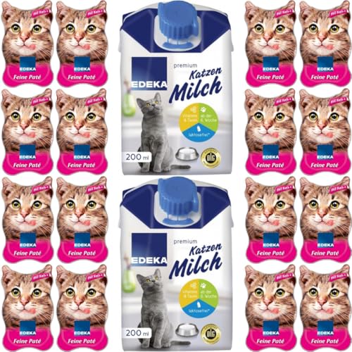 Mit Pufai Grocery, Feine Paté mit Kalb 85G x 16 STÜCK, EDEKA Katzenmilch Milch 200 mililiter x 2 STÜCK Mit Pufai Grocery, Feine Paté mit Kalb 85G x 16 STÜCK, EDEKA Katzenmilch Milch 200 mililiter x 2 STÜCK von Pufai