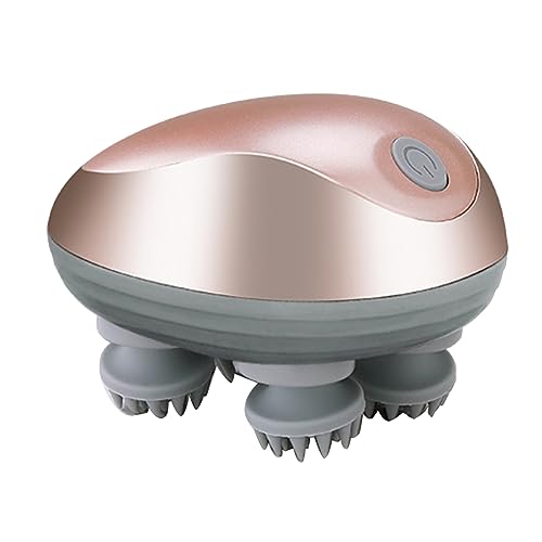 Puleuroy Elektrisches Kopfmassagegerät Magnetisches Saugladungs-Schulter-Nackenmassagegerät Multifunktionell Tragbar Wiederverwendbar Einfach zu Benutzen A von Puleuroy