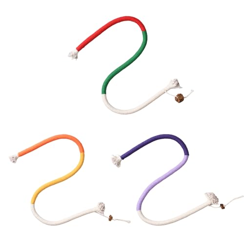 Pumwoy 3 Stück Spielzeug Beißseil, Katzen Spielzeug Interaktives Katzenspielzeug, Interaktives Beißseil, Zahnungsspielzeug für Katzen, Katzenminze Sticks Kausticks für Katzen (60 cm) Pumwoy 3 Stück Spielzeug Beißseil, Katzen Spielzeug Interaktives Katzenspielzeug, Interaktives Beißseil, Zahnungsspielzeug für Katzen, Katzenminze Sticks Kausticks für Katzen (60 cm) von Pumwoy
