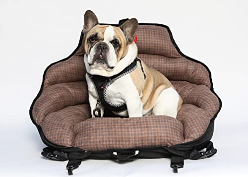 PupSaver Hundeautositze für kleine und mittelgroße Hunde,Reise-Booster Haustierautositz,funktioniert mit Pup Saver Sicherheitsgurt Geschirr,empfohlen für Hunde bis 13.6 kg von PupSaver