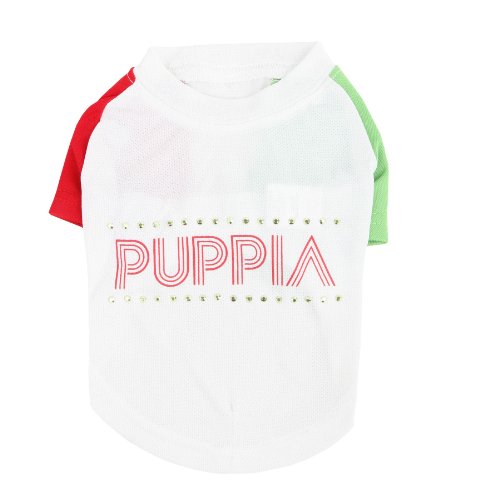 Authentic Puppia Nimble Tee-Shirt, White, Small Authentic Puppia Nimble Tee-Shirt, White, Small von Puppia