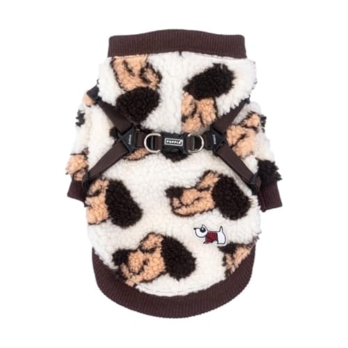 MAX Braun XL Winterpullover für Hunde von Puppia