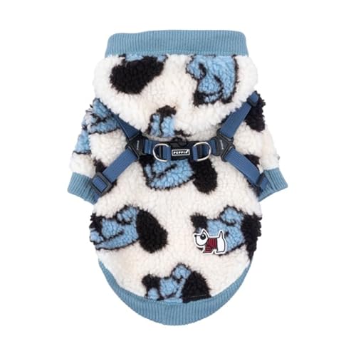 Max Blue M Winterpullover für Hunde von Puppia