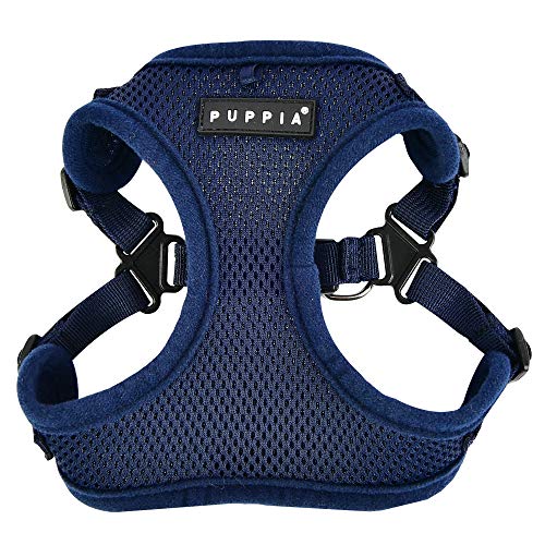 Puppia 4-Punkt-Hundegeschirr für kleine und mittelgroße Hunde - leicht und super weich in vielen Farben - Antizuggeschirr für Hunde, Navy blau, l, PARA-HC1533-NY-L Puppia 4-Punkt-Hundegeschirr für kleine und mittelgroße Hunde - leicht und super weich in vielen Farben - Antizuggeschirr für Hunde, Navy blau, l, PARA-HC1533-NY-L von Puppia