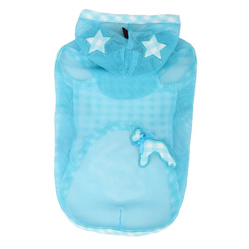Puppia Authentic Breeze Mesh, Hoodie, Sky Blau, XS Puppia Authentic Breeze Mesh, Hoodie, Sky Blau, XS von Puppia