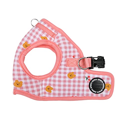 Puppia Baba Step-in Vest Hundegeschirr ohne Würgen kein Ziehen Spazierengehen Training für kleine und mittelgroße Hunde, Indisches Rosa, S Puppia Baba Step-in Vest Hundegeschirr ohne Würgen kein Ziehen Spazierengehen Training für kleine und mittelgroße Hunde, Indisches Rosa, S von Puppia