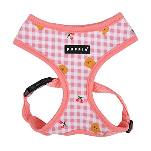 Puppia Baba Überkopf-Hundegeschirr, kein Würgen, kein Ziehen, Verstellbarer Brustgurt, Spaziergehtraining für kleine und mittelgroße Hunde, Indisches Rosa, M Puppia Baba Überkopf-Hundegeschirr, kein Würgen, kein Ziehen, Verstellbarer Brustgurt, Spaziergehtraining für kleine und mittelgroße Hunde, Indisches Rosa, M von Puppia