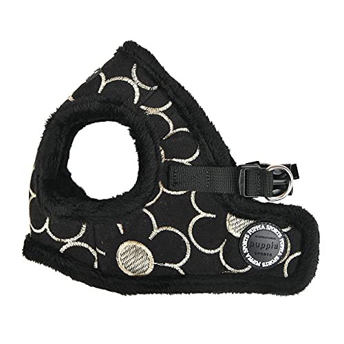 Puppia Brustgeschirr für kleine und mittelgroße Hunde - Florent Harness B - verstellbar und komfortabel, Schwarz Puppia Brustgeschirr für kleine und mittelgroße Hunde - Florent Harness B - verstellbar und komfortabel, Schwarz von Puppia