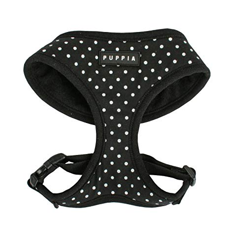 Puppia Dotty Hundegeschirr, Größe M, Schwarz Puppia Dotty Hundegeschirr, Größe M, Schwarz von Puppia