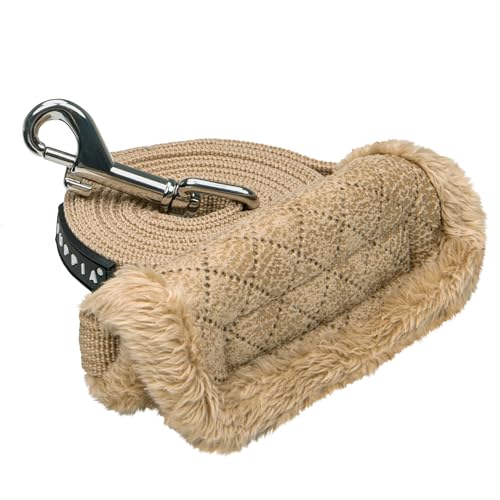 Puppia Douglas Hundeleine, Rautenmuster, für kleine und mittelgroße Hunde, Beige, Größe M Puppia Douglas Hundeleine, Rautenmuster, für kleine und mittelgroße Hunde, Beige, Größe M von Puppia