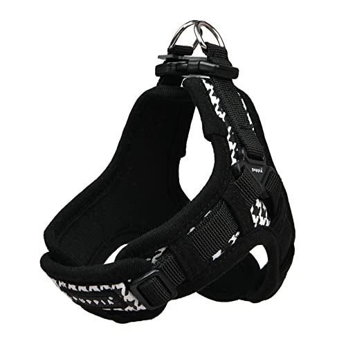 Puppia Egon Hundegeschirr X No Choke No Pull Walking Training für kleine und mittelgroße Hunde, Schwarz, S Puppia Egon Hundegeschirr X No Choke No Pull Walking Training für kleine und mittelgroße Hunde, Schwarz, S von Puppia