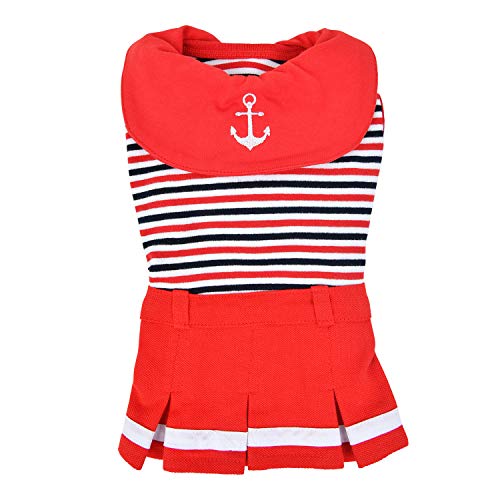 Puppia Hundebekleidung Nautical Rot L Puppia Hundebekleidung Nautical Rot L von Puppia