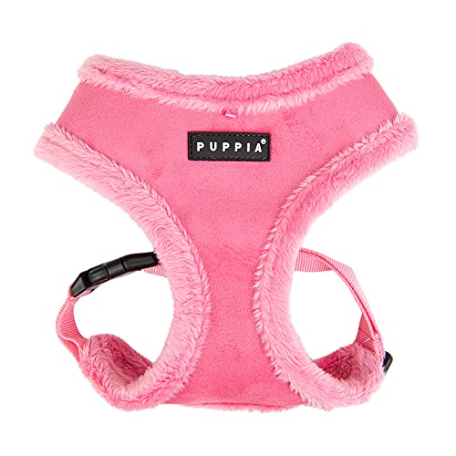 Puppia Hundegeschirr für kleine und mittelgroße Hunde - Terry Harness A - verstellbar und komfortabel, Pink, L Puppia Hundegeschirr für kleine und mittelgroße Hunde - Terry Harness A - verstellbar und komfortabel, Pink, L von Puppia