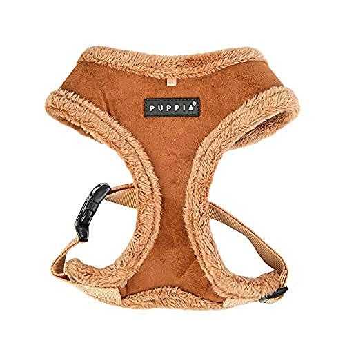 Puppia Hundegeschirr für kleine und mittelgroße Hunde - Terry Harness A - verstellbar und komfortabel Braun L Puppia Hundegeschirr für kleine und mittelgroße Hunde - Terry Harness A - verstellbar und komfortabel Braun L von Puppia