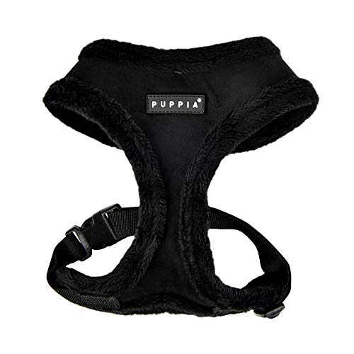 Puppia Hundegeschirr für kleine und mittelgroße Hunde - Terry Harness A - verstellbar und komfortabel Schwarz S Puppia Hundegeschirr für kleine und mittelgroße Hunde - Terry Harness A - verstellbar und komfortabel Schwarz S von Puppia