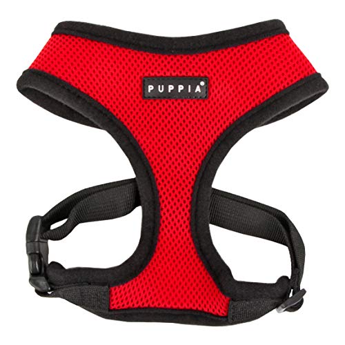 Puppia Hundegeschirr für kleine und mittelgroße Hunde - super weich in vielen Farben - Auch als Welpengeschirr verwendbar -Antizuggeschirr für Hunde, Rot, XS Puppia Hundegeschirr für kleine und mittelgroße Hunde - super weich in vielen Farben - Auch als Welpengeschirr verwendbar -Antizuggeschirr für Hunde, Rot, XS von Puppia