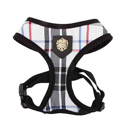 Puppia Junior - Hundegeschirr für kleine Hunde - leicht und super weich - Auch als Welpengeschirr verwendbar -Antizuggeschirr für Hunde, Schwarz, XL, PAMA-AC978 von Puppia