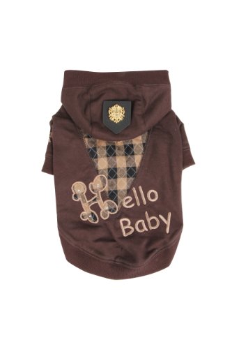 Puppia PALC-TS886 Hundeshirt Hello Baby, braun, S Puppia PALC-TS886 Hundeshirt Hello Baby, braun, S von Puppia