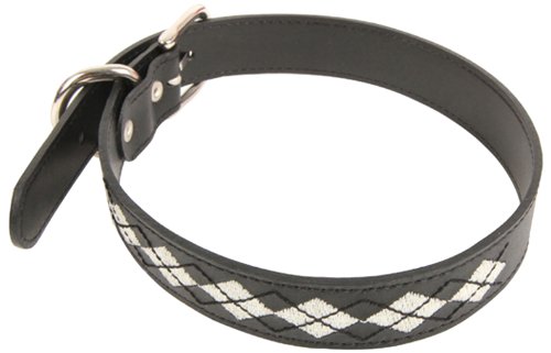 Puppia PAMA-AC988 Trinity Halsband, XL, schwarz von Puppia