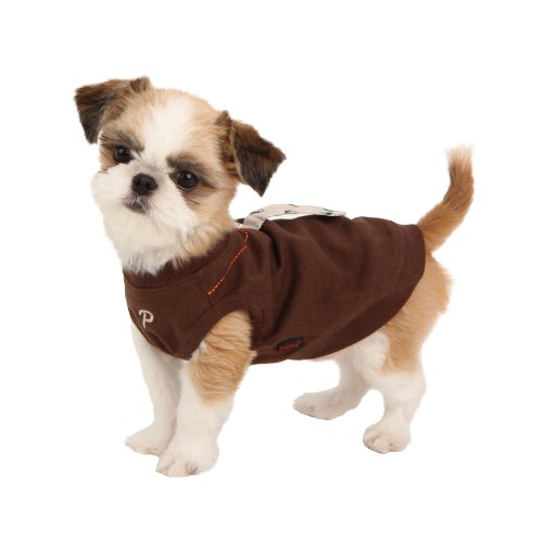 Puppia PANA-TS110 Hundeshirt Working Dog, braun, M von Puppia