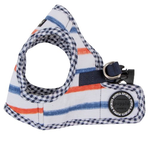 Puppia PAOA-AH1201 Hundegeschirr Weste Sappy, L, blau von Puppia