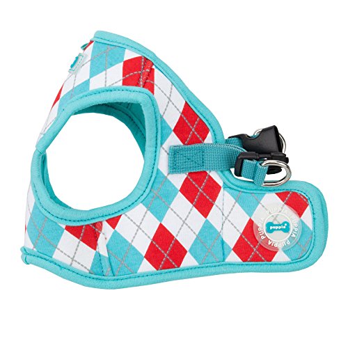 Puppia PAQA-AH1410 Hunde Weste, Argyle Harness B, X-Large, blau Puppia PAQA-AH1410 Hunde Weste, Argyle Harness B, X-Large, blau von Puppia