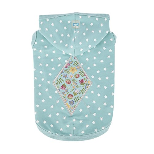 Puppia PAQA-TS1413 Hunde T-Shirt, Flora, Blau, Large Puppia PAQA-TS1413 Hunde T-Shirt, Flora, Blau, Large von Puppia