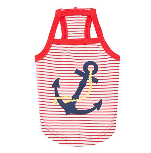Puppia PAQB-TS1422 Hunde Kleid, Mariner, rot, Small Puppia PAQB-TS1422 Hunde Kleid, Mariner, rot, Small von Puppia