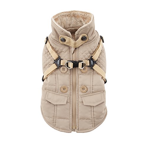 Puppia PAQD-VT1463 Wilkes, Wintermantel, S, beige Puppia PAQD-VT1463 Wilkes, Wintermantel, S, beige von Puppia
