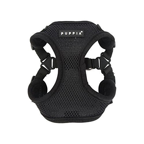 Puppia PARA-HC1533 SOFT HARNESS C, M, schwarz von Puppia