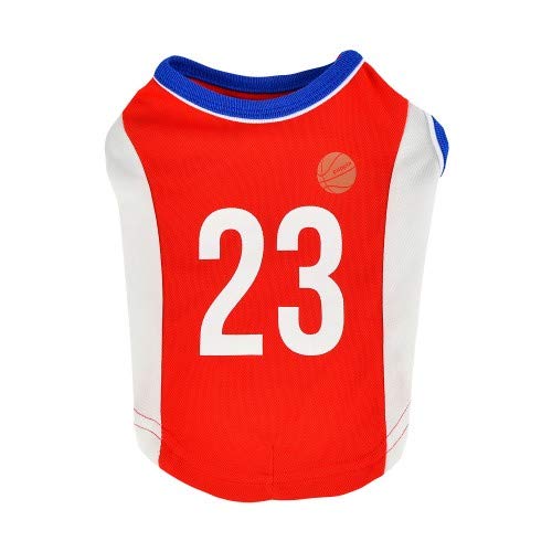 Puppia PATA-TS1737-RD-L Buzzer Beater rot L T-Shirt für Hunde Puppia PATA-TS1737-RD-L Buzzer Beater rot L T-Shirt für Hunde von Puppia