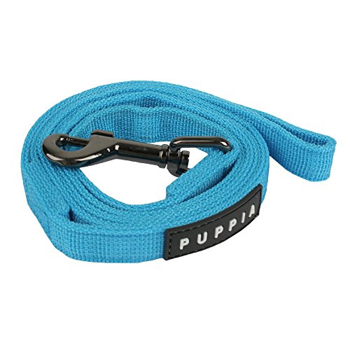 Puppia Hundeleine kleine Hunde - 1,16m, 1,20m & 1,40m - Als Welpenleine geeignet - viele Farben - Hausleine für Hunde, himmelblau von Puppia